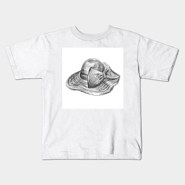 hat Kids T-Shirt by lisenok